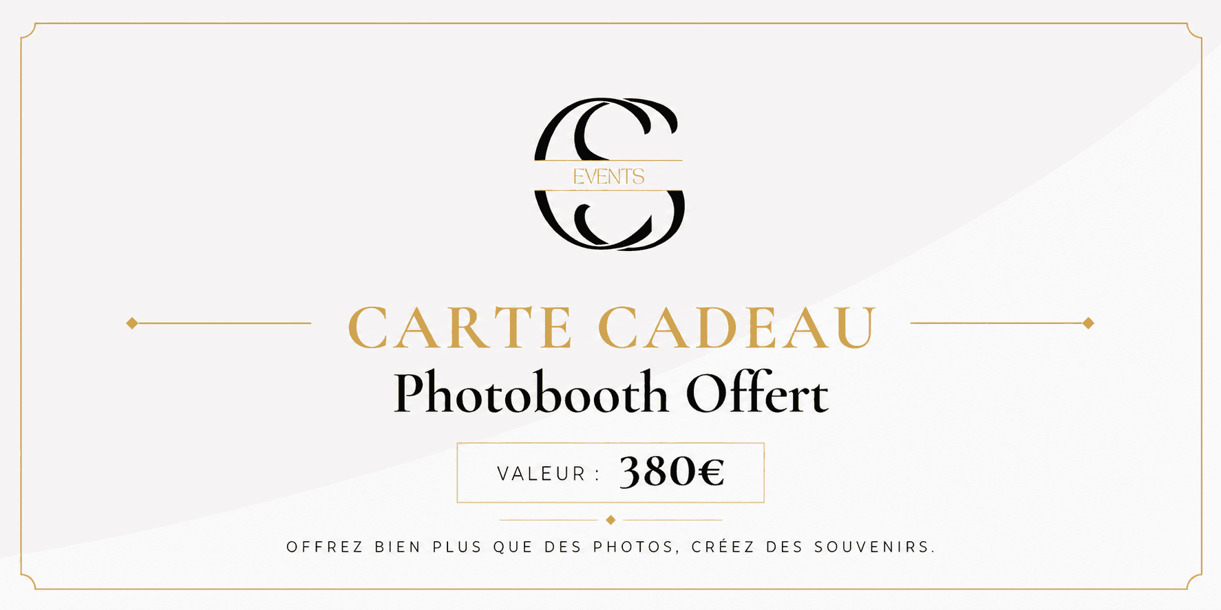 Location d'un photobooth — CS Events