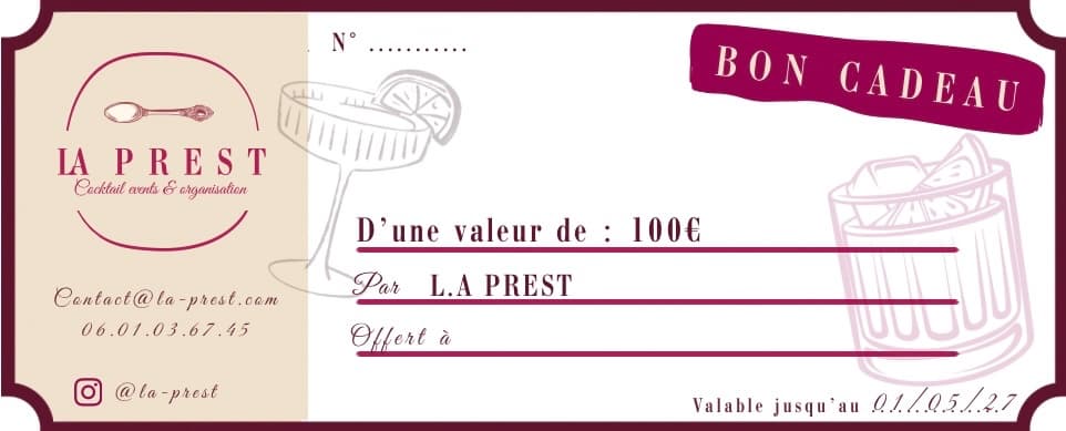 Prestation cocktails & bar — L.A Prest