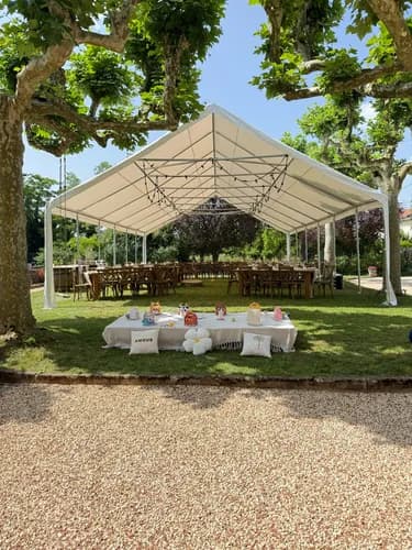 Chapiteau 8×12 m - 96 m²